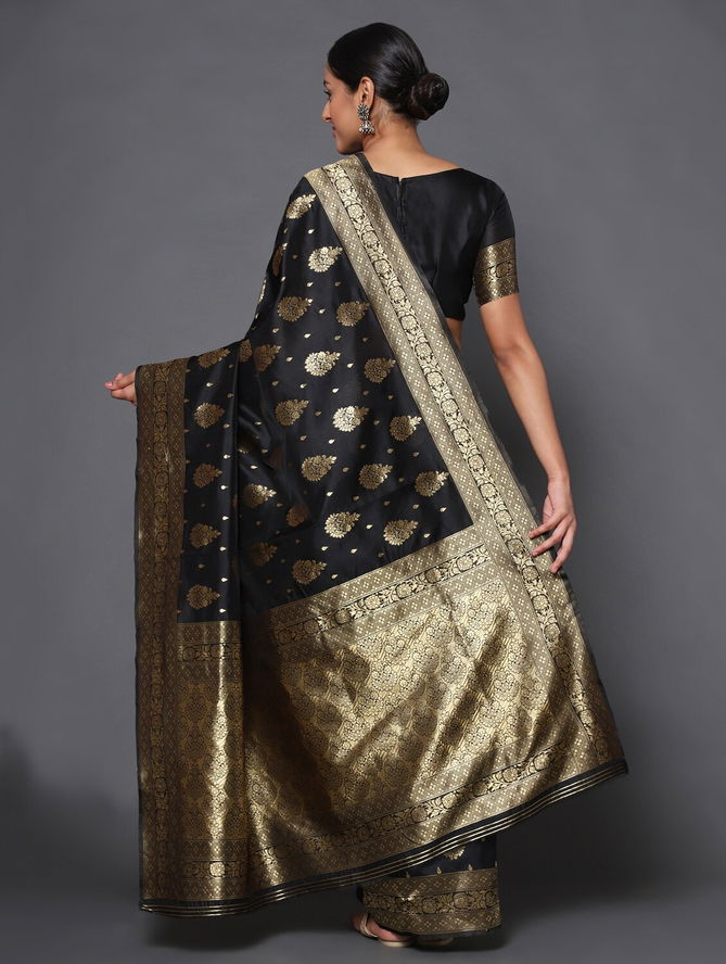 Lawaniya Lichi Silk Organic Banarasi Saree Catalog 